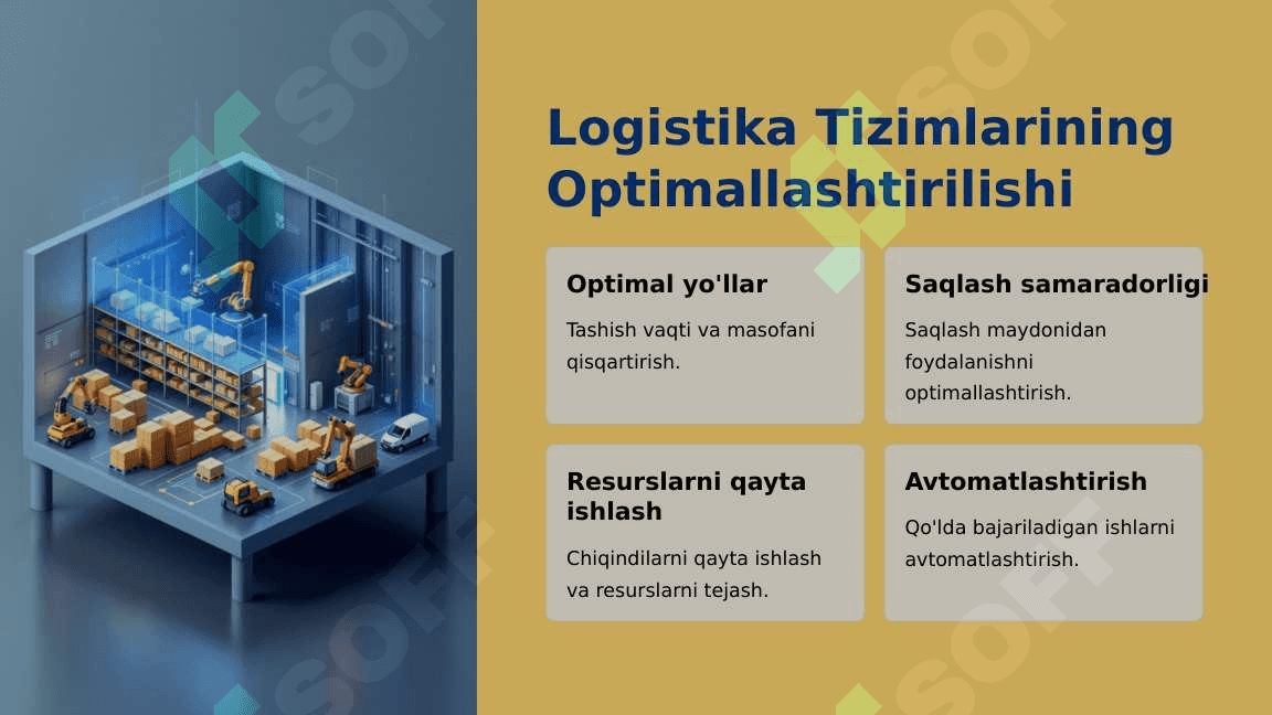 Resurslarni konsentratsiyalash uchun logistika tizimlarini loyihalash jarayoni 5