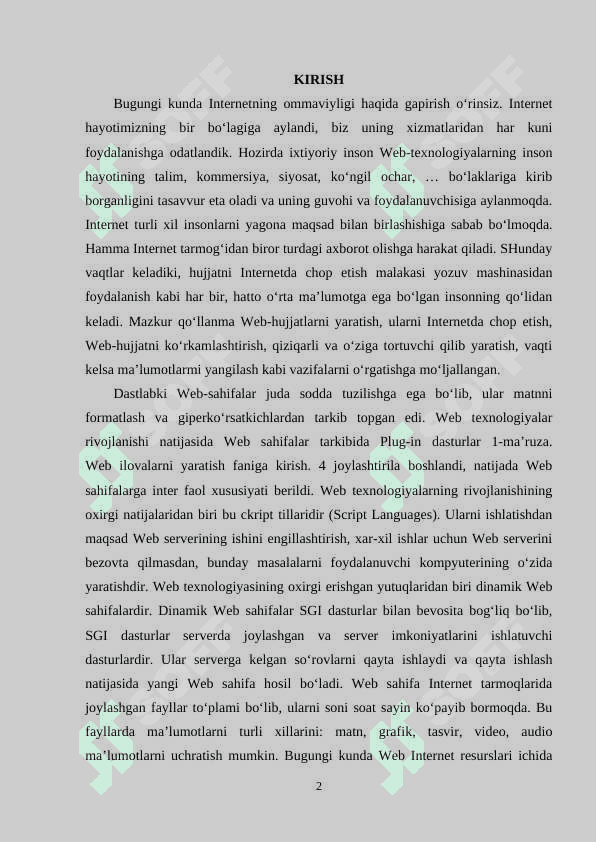 WEB 2.0/3.0  XIZMATLARIGA ASOSLANGAN DIDAKTIK MATERIALLAR 2