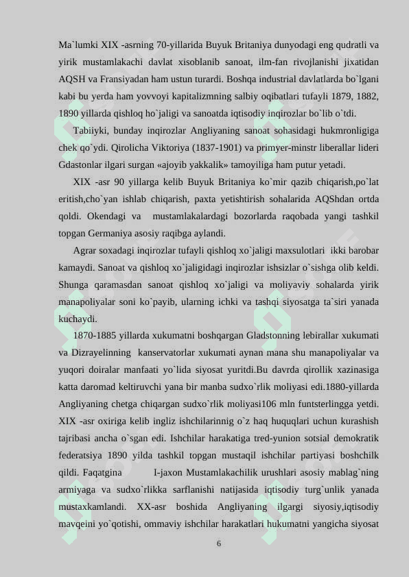 Birinchi jahon urushi, uning yakuni 6