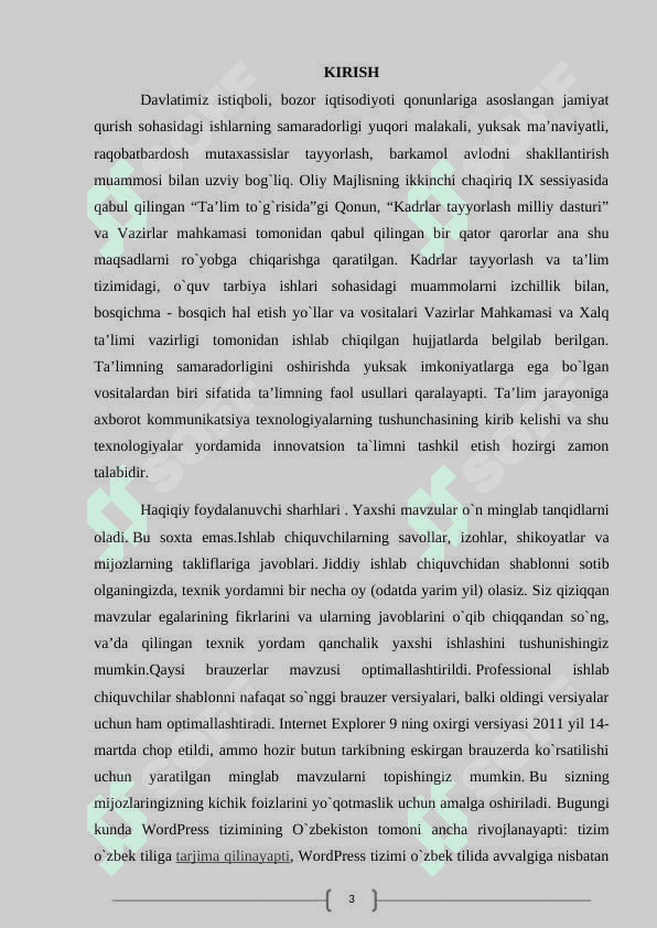 Kontentni boshqarish tizimlariga oid mavzularni o'qitishda interaktiv metodlardan foydalanish (wordpress misolida) 3