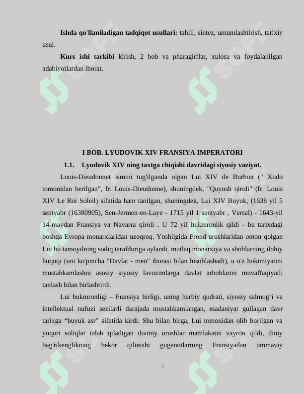 LYUDOVIK XIV NING ICHKI VA TASHQI SIYOSATI 4