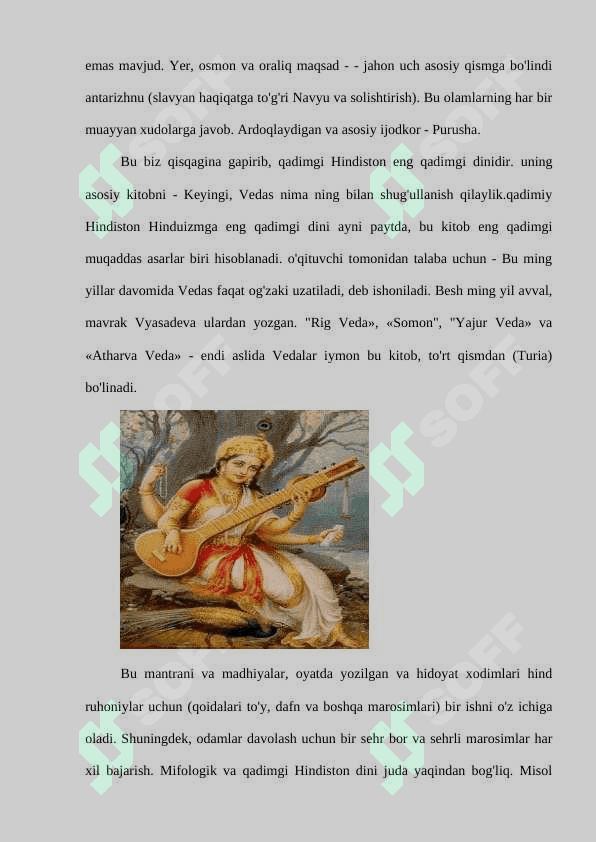 Qadimgi Hindiston dinlari dars ishlanma 6