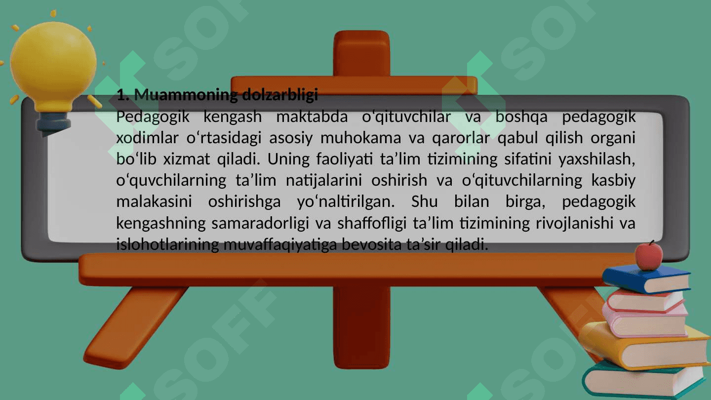 Pedagogik kengash faoliyati samaradorligini oshirish va shaffofligini ta’minlash 3