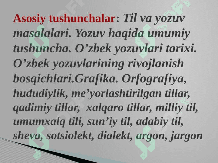 Til va yozuv masalalari 2