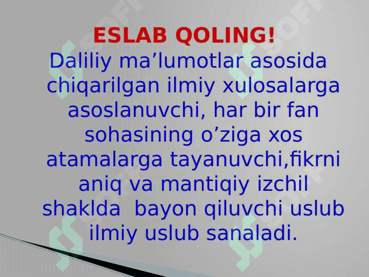 Nutq uslublari va ularning xususiyatlari 2