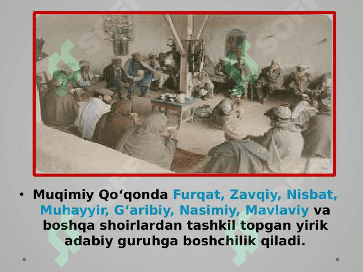 MUHAMMAD AMINXO`JA  MUQIMIY (1850-1903) 5