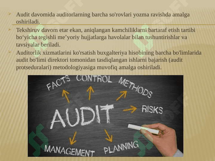 AUDIT FANINING METODI 5