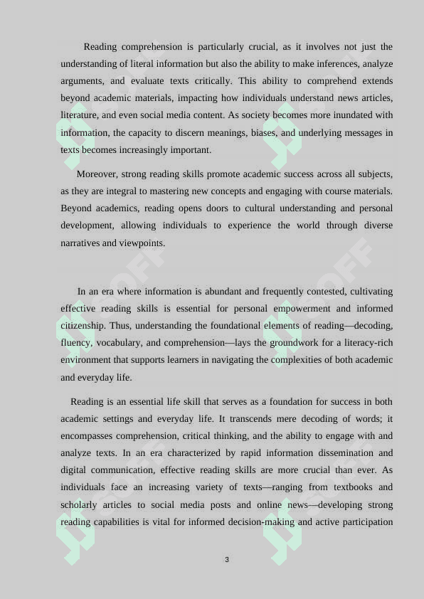 Reading Skills 3