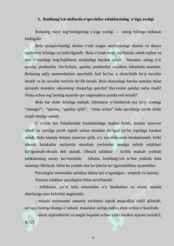 Boshlang’ich ta’lim o’quvchilar faolligini oshirishda  o’yinli ta’lim texnologiyalaridan foydalanish. 4