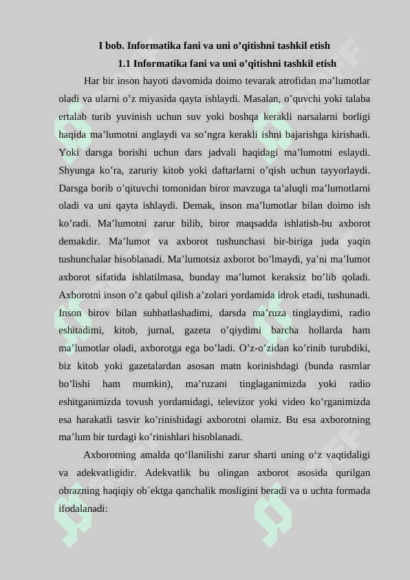 Informatika va axborot texnlogiyalari fanini o’qitishda interaktiv metodlardan foydalanish 4