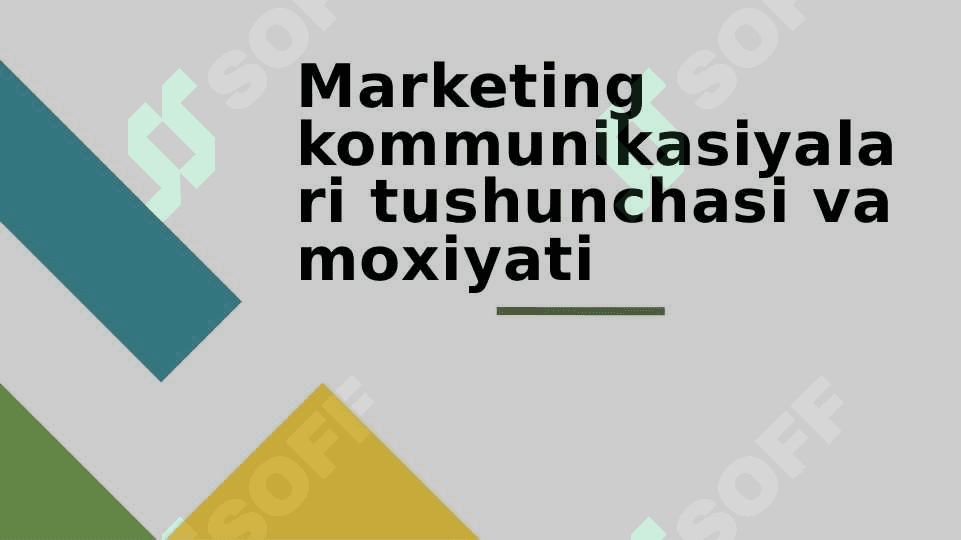 Mehmonxona xo'jaligi hamda turistik korxona faoliyatida komunikatsiyalarning ahamiyati 6