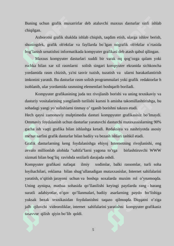 Kompyuter grafikasi va uni o’qitish metodikasi 5
