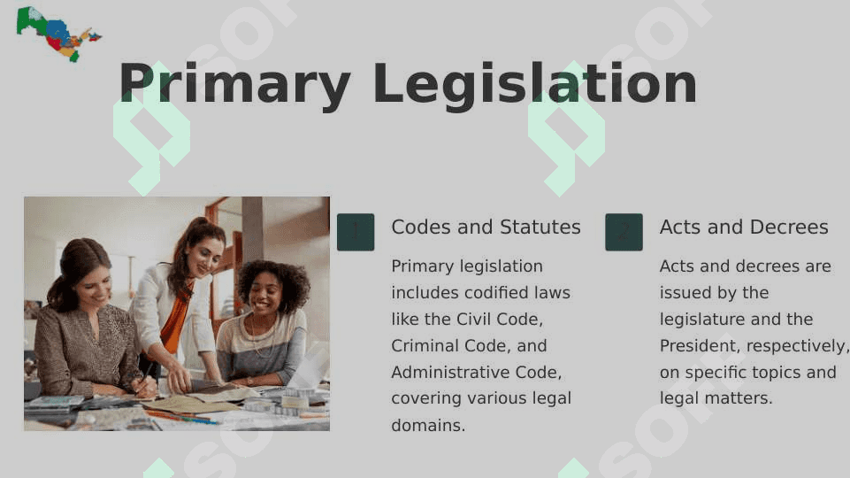Legal sources in Uzbekistan 4