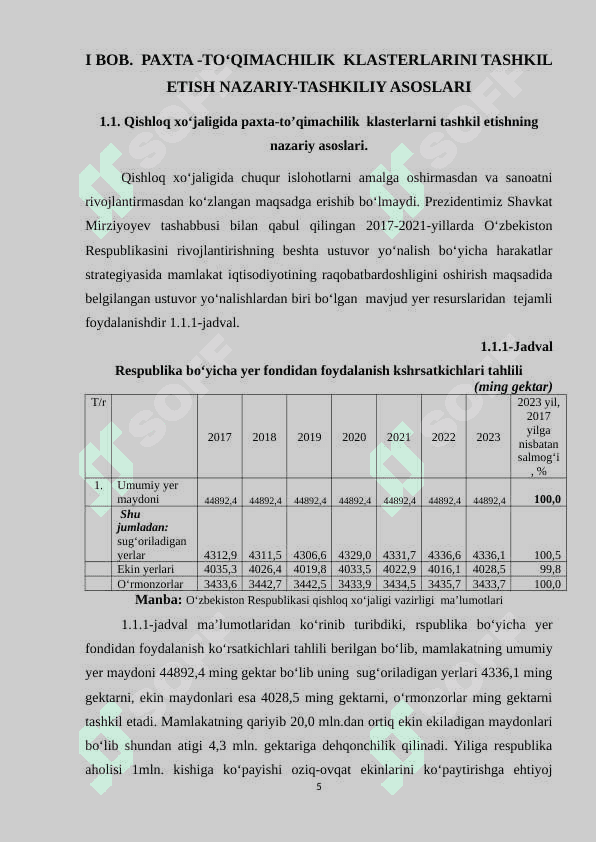 PAXTACHILIK KLASTERLARIDA TASHKILIY-IQTISODIY BOSHQARUV TUZILMALARINI TAKOMILLASHTIRISH 5