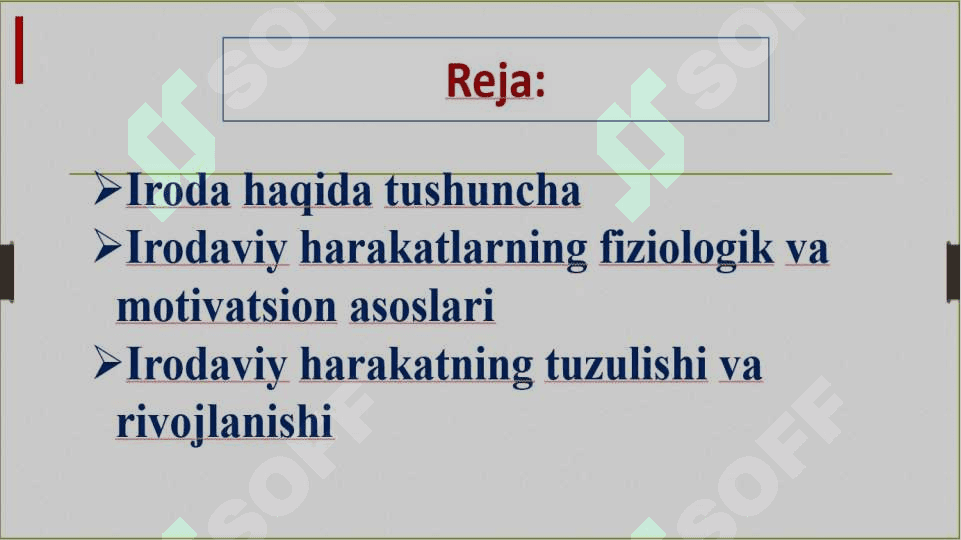 IRODA HAQIDA TUSHUNCHA 3