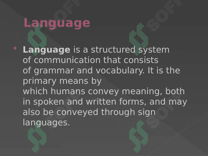 Language matters 2