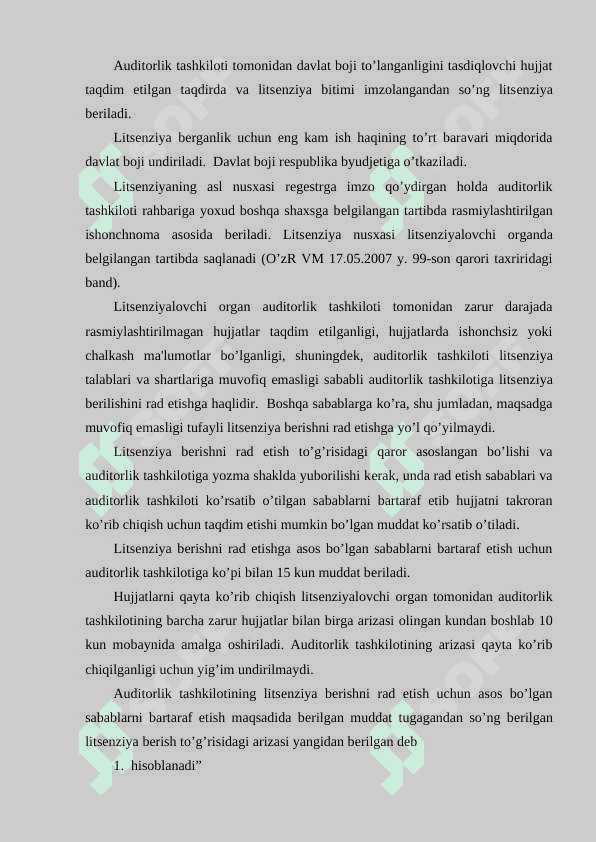 Xalqaro audit standartlari 8