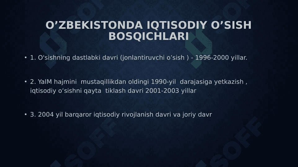 Iqtisodiy o‘sish va milliy boylik 5