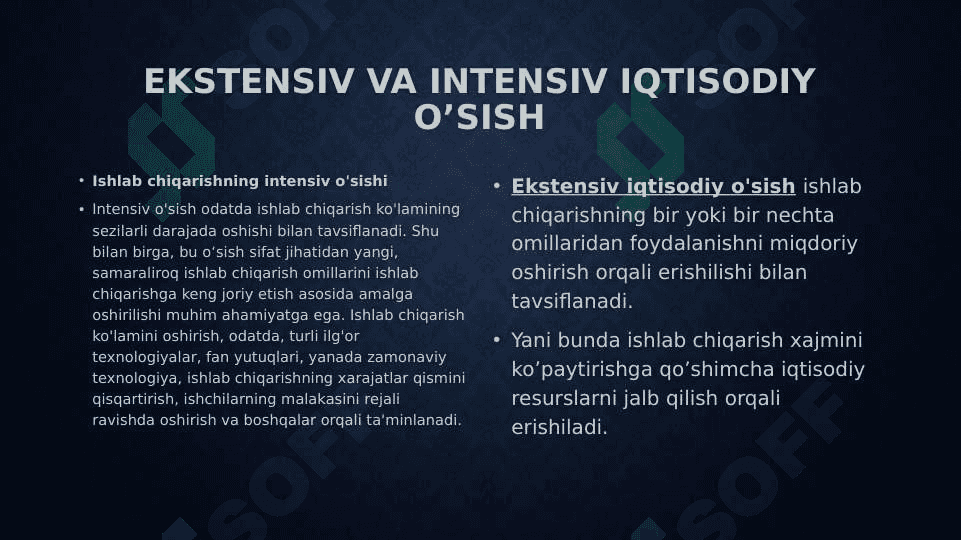 Iqtisodiy o‘sish va milliy boylik 7
