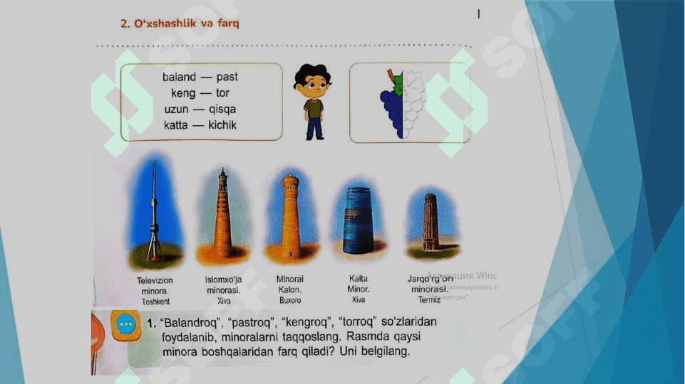 Mantiqiy fikrlashga oid masalalar ustida ishlash 1-sinf 3