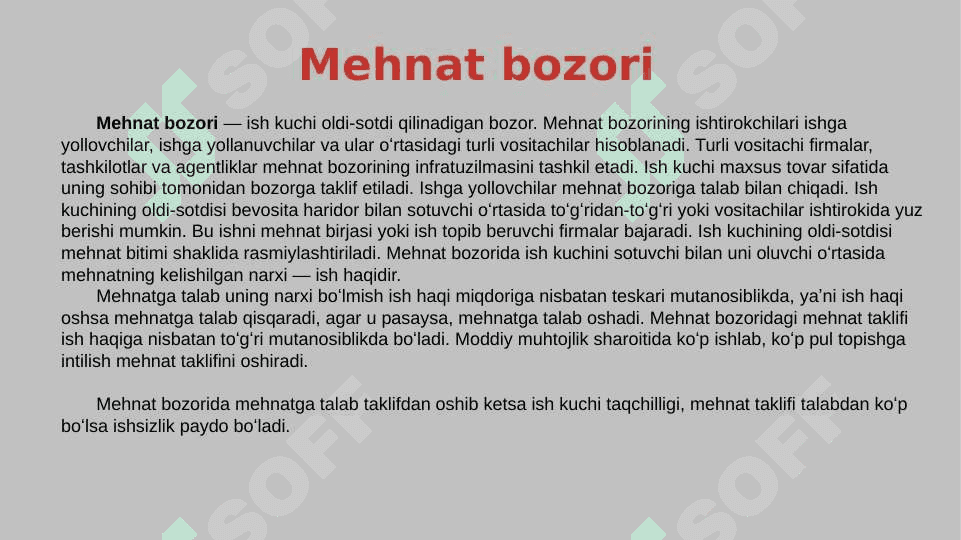 Mehnat bozorida talab va taklif 3