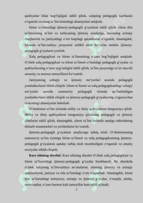 O‘zbek xalq pedagogikasi va Islom ta’limotida ijtimoiy-pedagogik g‘oyalar 1