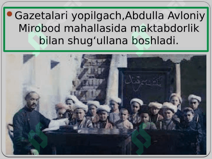Abdulla Avloniy (1878-1934) 7