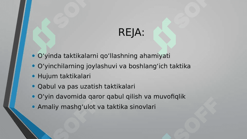 Volleyball o’yin taktikasida o’rgatish 2