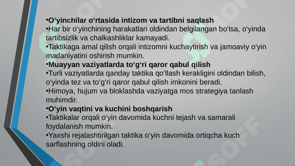 Volleyball o’yin taktikasida o’rgatish 4