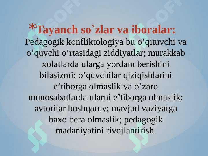 Pedagogik konfliktologiyaning mohiyati, ob’yekti, predmeti, maqsadi, vazifalari va fan  sifatida paydo bo’lishi 2