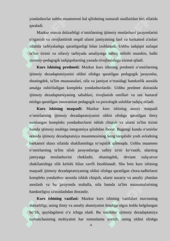 O‘smirlarning ijtimoiy dezadaptatsiyasini oldini olishga doir kompleks yondashuv 4