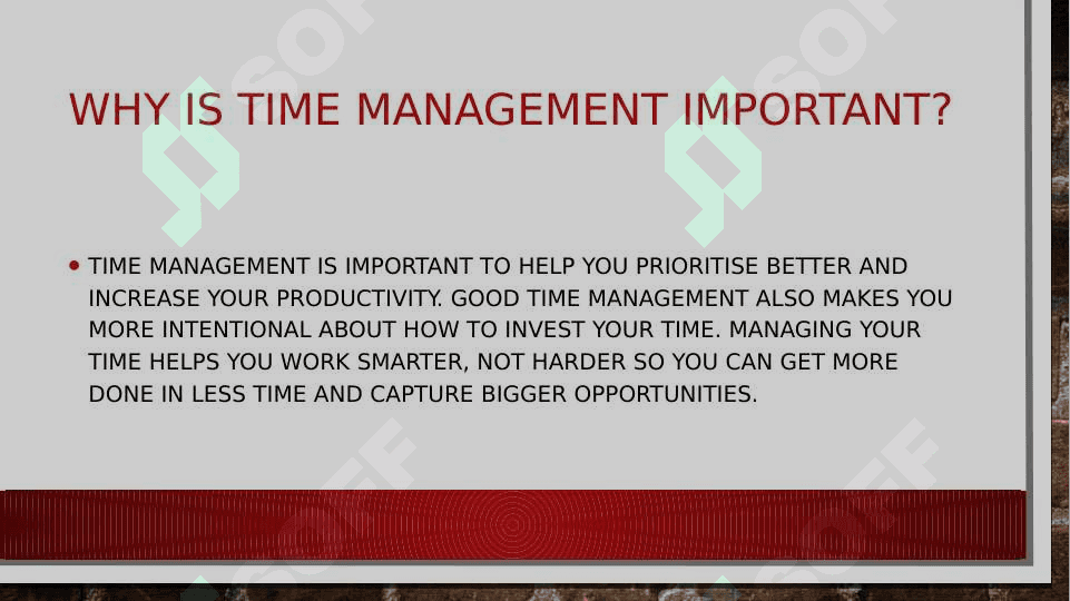 Time management 3