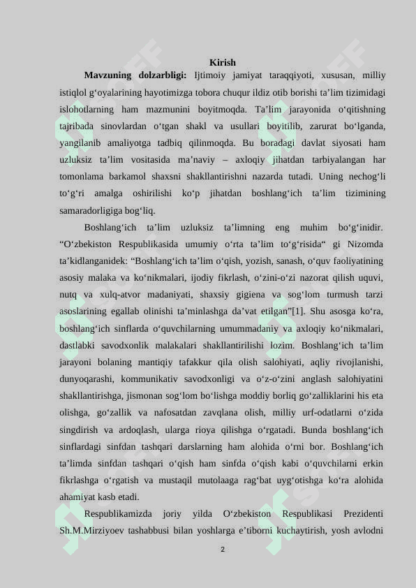 Maktabdan tashqari ta'lim muassasalarining ish faoliyati va yoshlar tarbiyasidagi o'rni 2