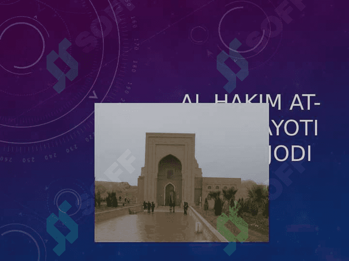 Abu Abdulloh Muhammad ibn Ali ibn Hasan ibn Bashir (ayrim manbalarda Bishr) al-Hakim at-Termiziy. Hakim at-Termiziy 2