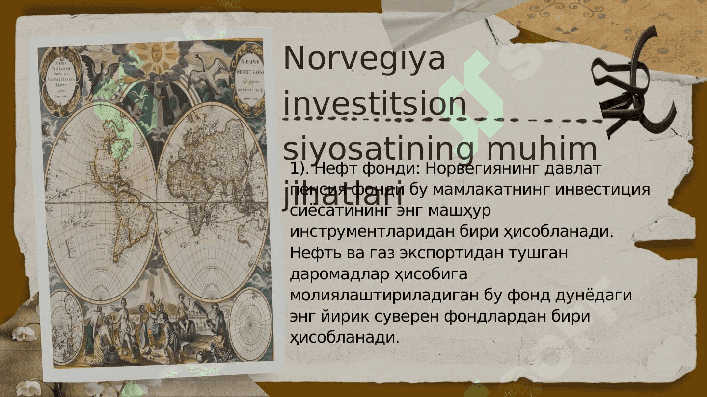 Norvegiya Investitsiya siyosati va investitsion holati tahlili 2