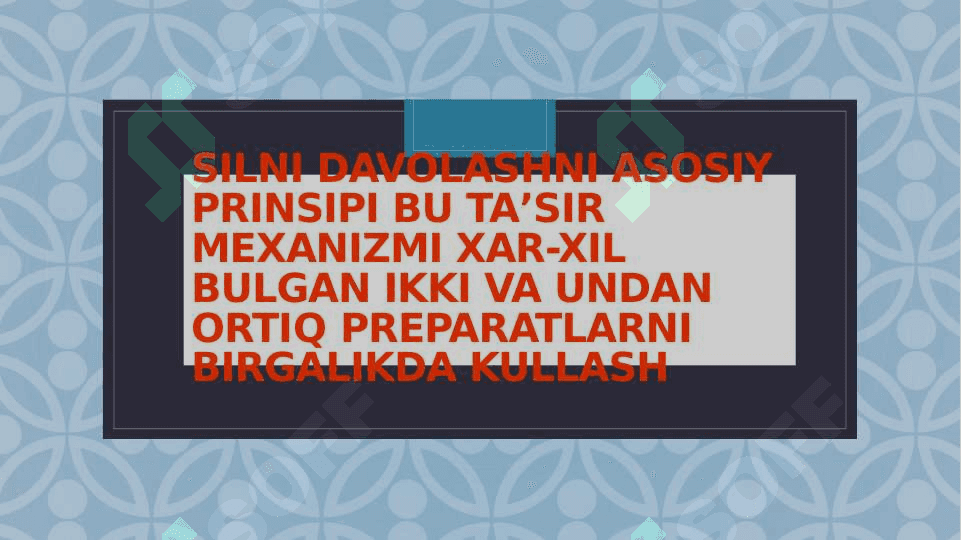 Sil va zaxmga qarshi dori vositalari 6