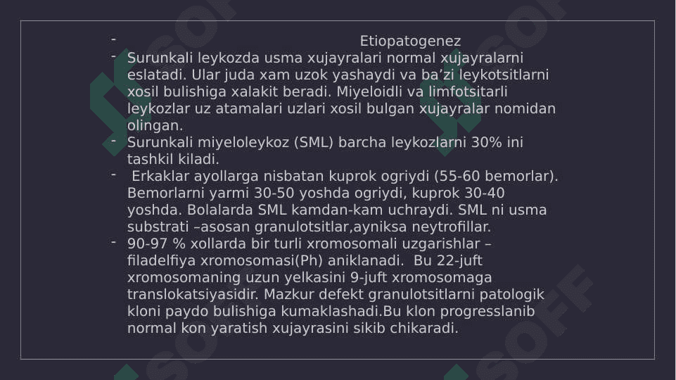 Surunkali leykozlar 3