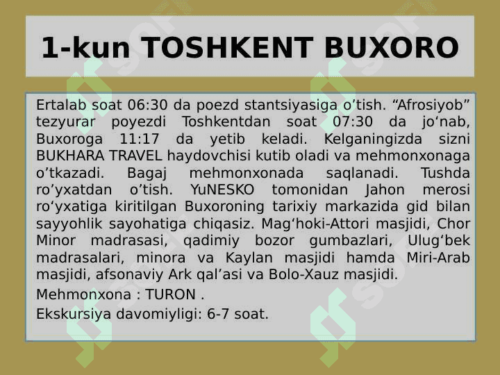 O’ZBEKISTON SIVILIZATSIYALAR CHORRAHASI 4