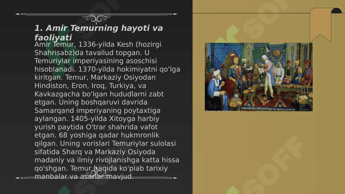 Amir Temur va Temuriylar davri tarixiy geografiyasi 3