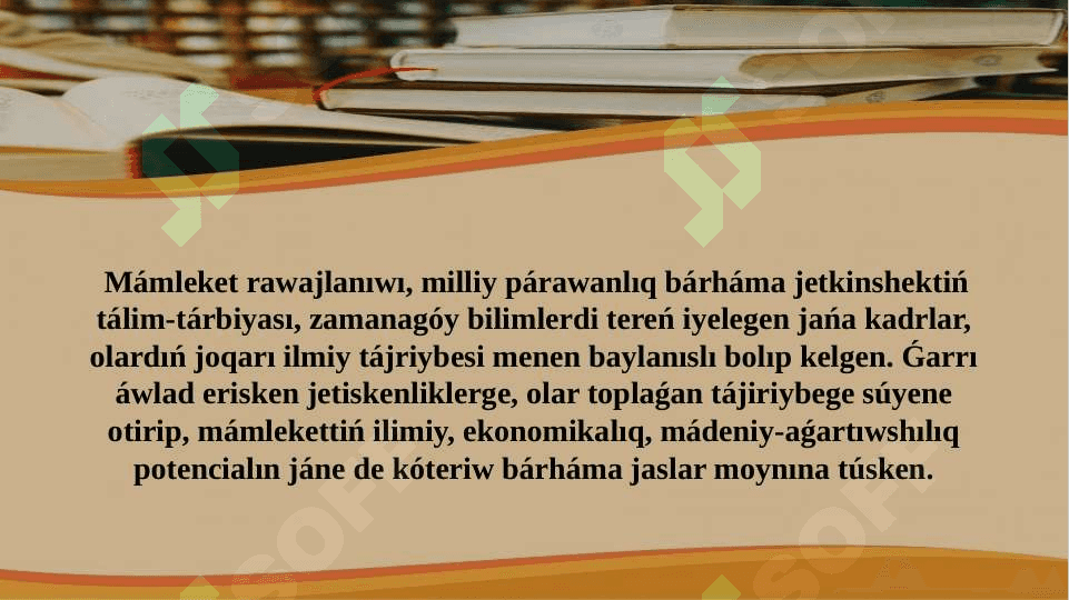 Tárbiya psixologiyasi: maqseti, quralları hám metodları. 3
