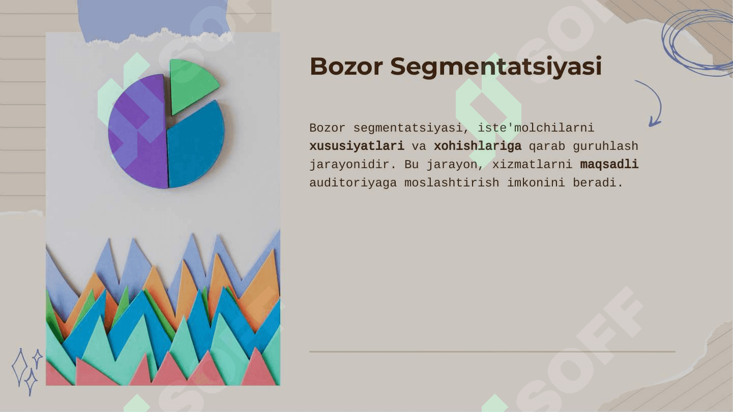 Turistik Xizmat Bozorining Segmentatsiyalash 3