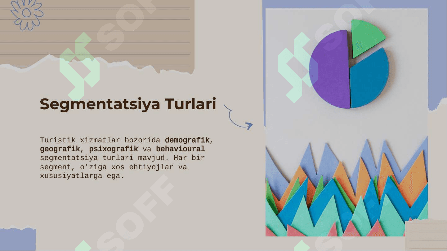 Turistik Xizmat Bozorining Segmentatsiyalash 4