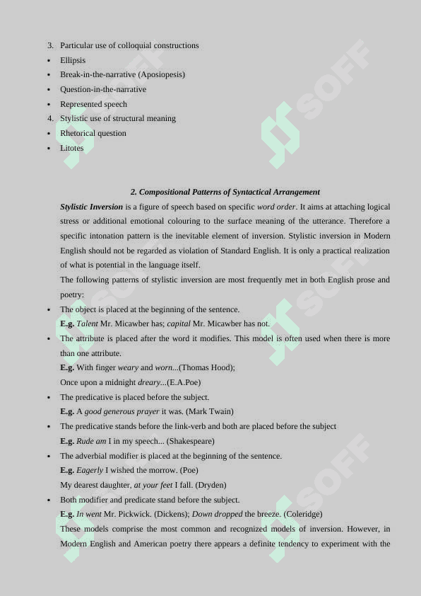 SYNTACTIC EXPRESSIVE MEANS AND STYLISTIC DEVICES 2