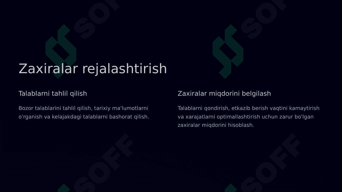 Zaxiralar logistikasi 6