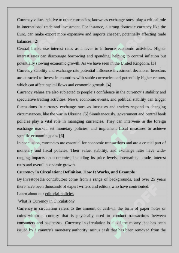 Money circulation 25 6