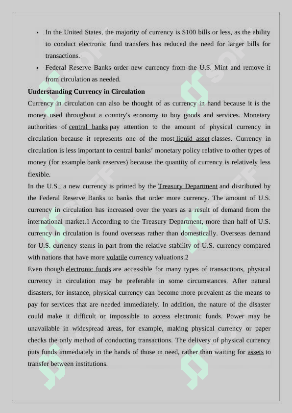 Money circulation 25 8