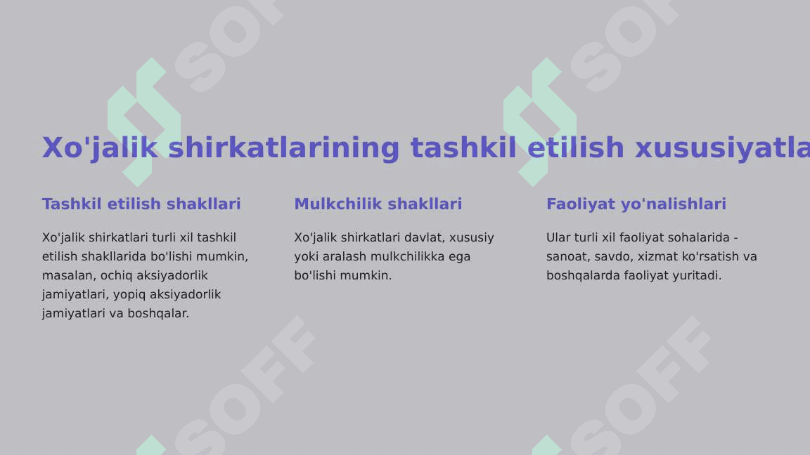 Xo’jalik shirkatlarida korporativ boshqaruv 3