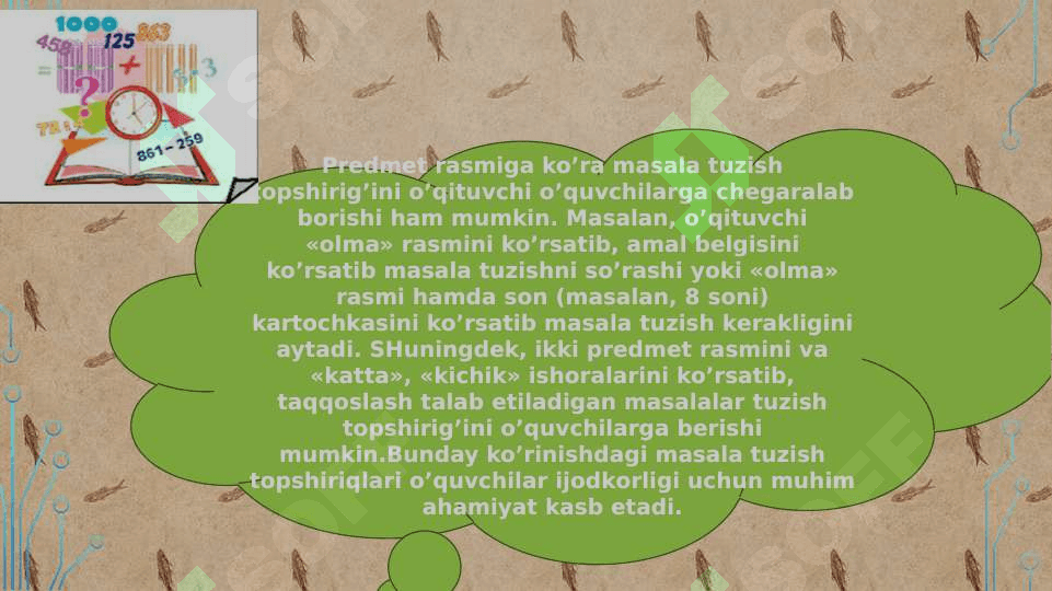 DTS dastur va dasturlik sinflar kesimida 8