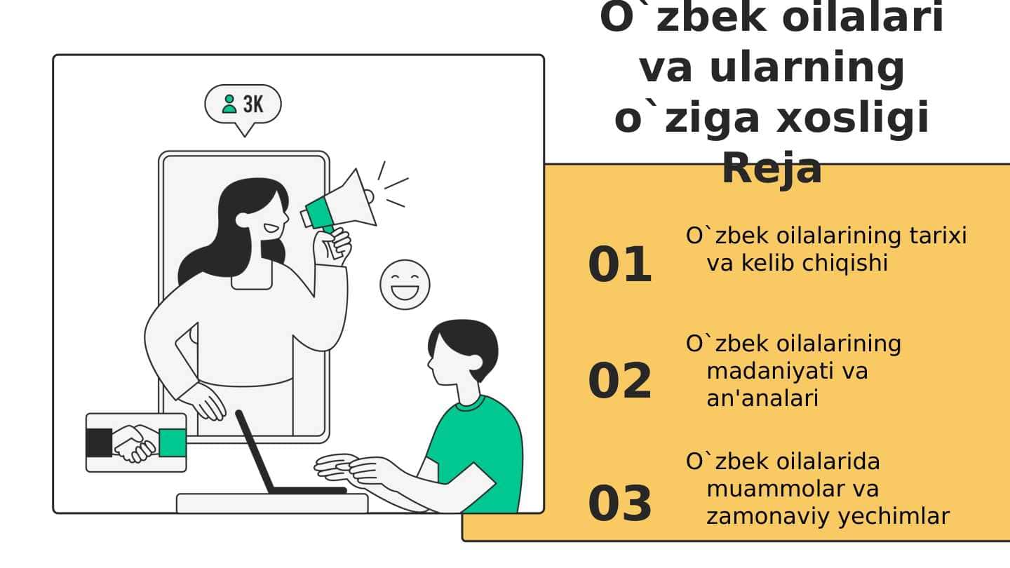 O`zbek oilalari va ularning o`ziga xosligi