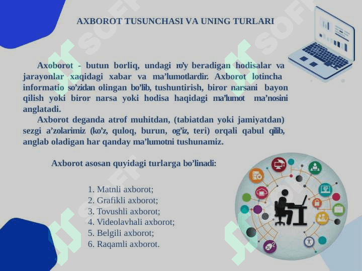 Аxborot  texnologiyalarining  asosiy tushunchalari 2